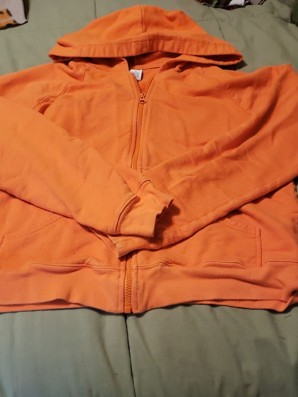 GAP Orange Full-Zip Hoodie